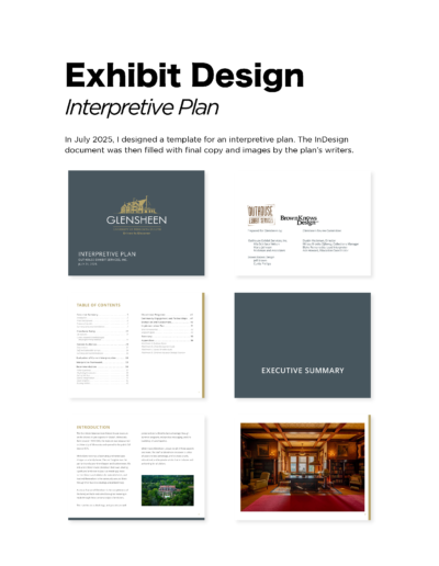 An interpretive plan document for Glensheen mansion