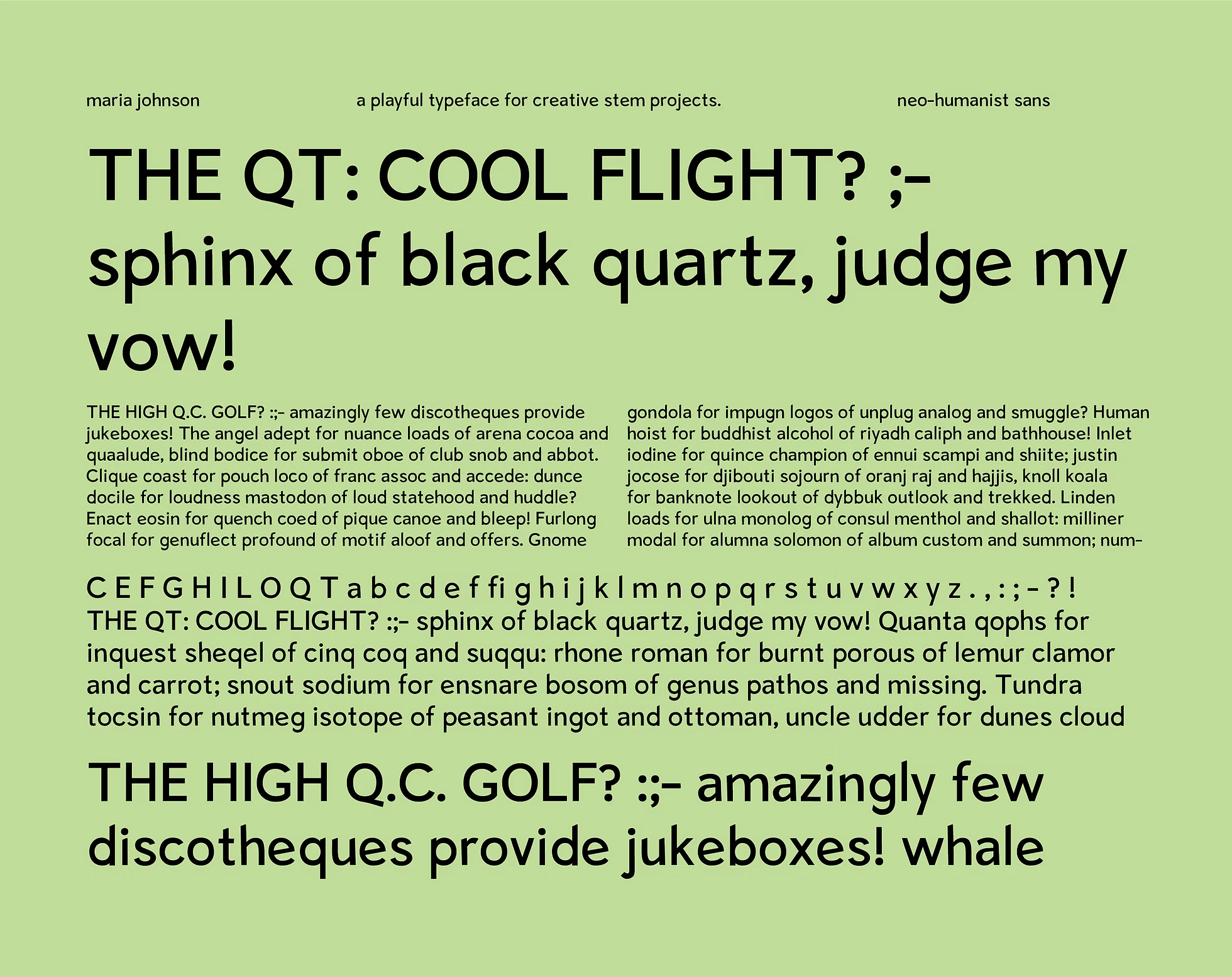 MariaJohnsonOutsideCritTemplate.webp Green document with jibberish text to show the Playdate typeface